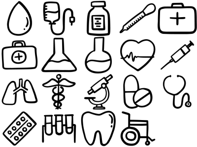 SVG格式手绘涂鸦图标