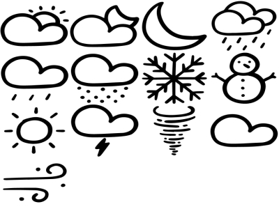 SVG格式手绘涂鸦图标