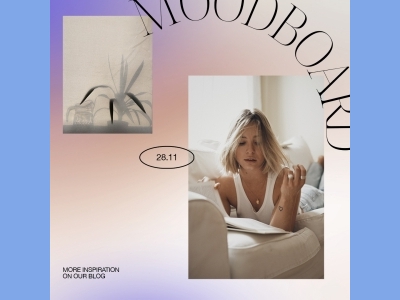 社交媒体用图INS渐变版式排版设计模板