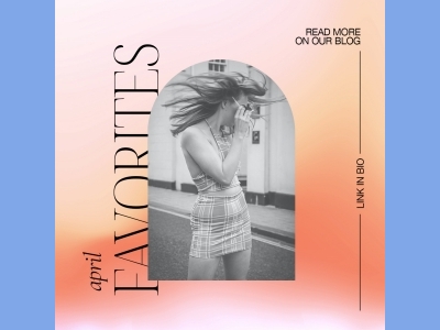 社交媒体用图INS渐变版式排版设计模板