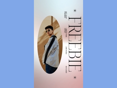 公众号用图INS渐变版式排版设计模板