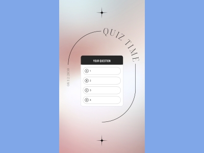 公众号用图INS渐变版式排版设计模板