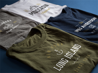 文创T恤短袖吊牌领标品牌样机