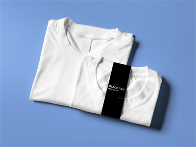 文创T恤短袖吊牌领标品牌样机