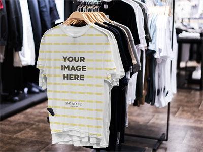 T恤服装卖场样机