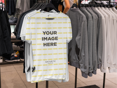 T恤服装卖场样机