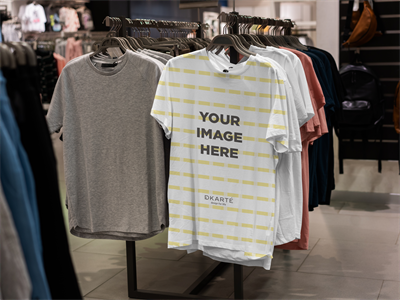 T恤服装卖场样机