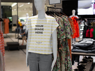 T恤服装卖场样机