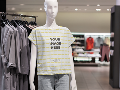T恤服装卖场样机