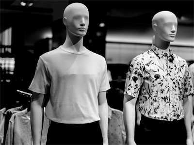 T恤服装卖场样机