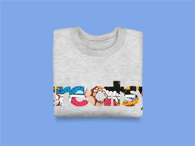 儿童装背心卫衣T恤袜子样机