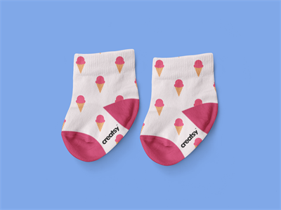 儿童装背心卫衣T恤袜子样机