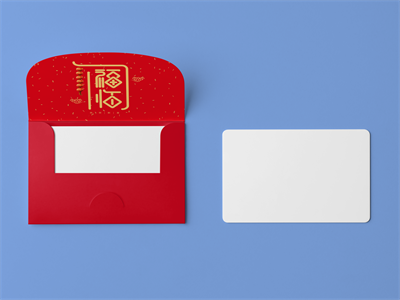 红包贴图样机