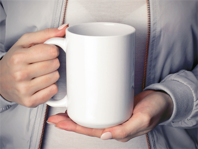 水杯茶杯马克杯咖啡杯瓷杯杯子贴图样机