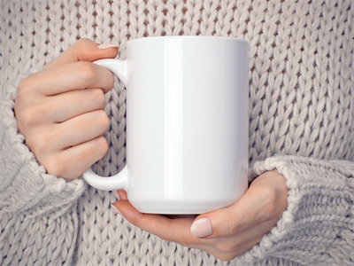 水杯茶杯马克杯咖啡杯瓷杯杯子贴图样机