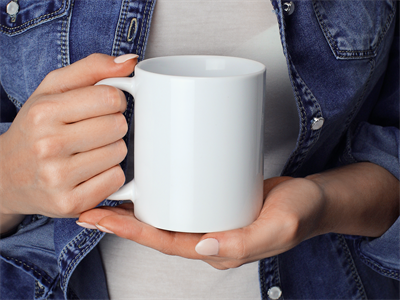 水杯茶杯马克杯咖啡杯瓷杯杯子贴图样机