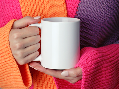 水杯茶杯马克杯咖啡杯瓷杯杯子贴图样机