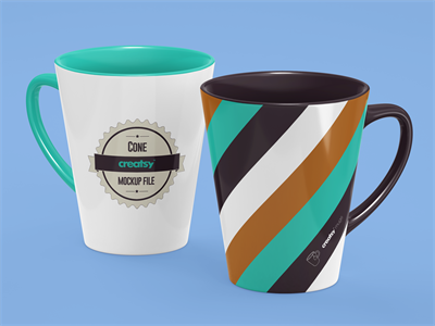 水杯茶杯马克杯咖啡杯瓷杯杯子贴图样机