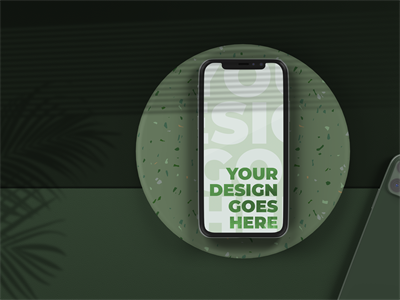 iphone 11 Pro模型正面手机背面效果图UI平铺展示PSD智能贴图样机