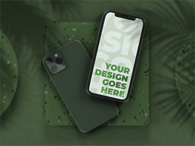 iphone 11 Pro模型正面手机背面效果图UI平铺展示PSD智能贴图样机001iphone 11 Pro模型正面手机背面效果图UI平铺展示PSD智能贴图样机