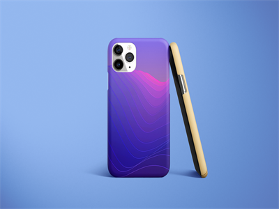 iphone11pro手机壳贴图贴图样机