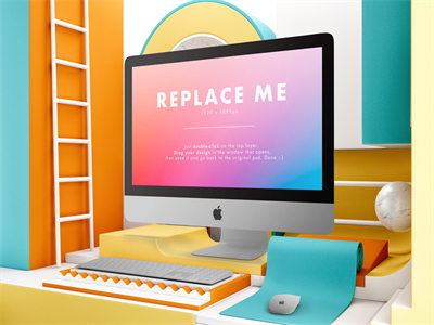 苹果电脑iMac样机