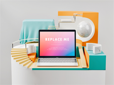 苹果电脑Macbook样机