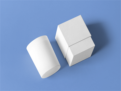 时尚简洁氛围蜡烛香薰品牌包装盒礼物PS贴图样机