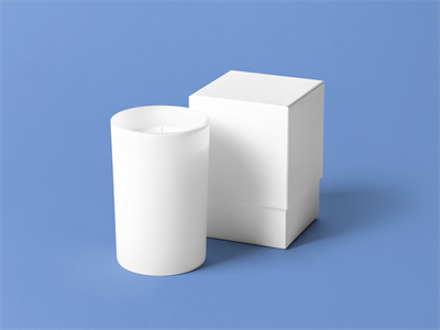 时尚简洁氛围蜡烛香薰品牌包装盒礼物PS贴图样机