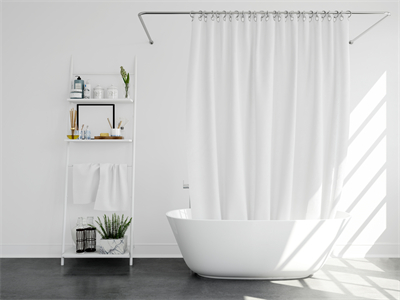 室内浴室墙纸窗帘布艺印花贴图样机