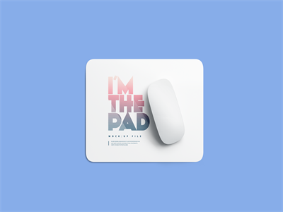 鼠标垫场景文创毕业展示效果图模板智能样机