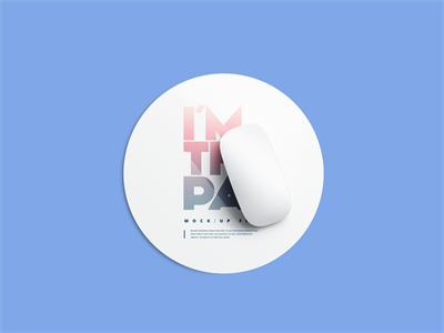 鼠标垫场景文创毕业展示效果图模板智能样机