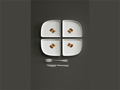 陶瓷餐具盘子碗筷子碟子样机