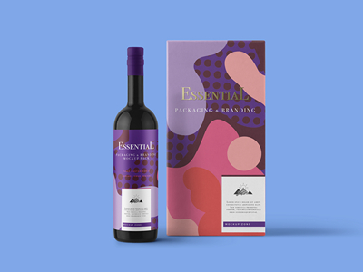 红酒葡萄酒包装样机