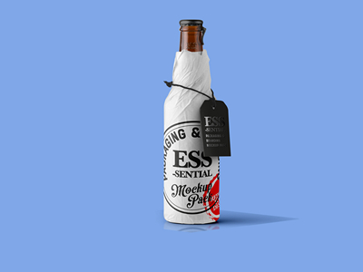 玻璃瓶啤酒瓶样机