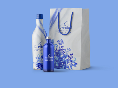手提袋沐浴露包装样机