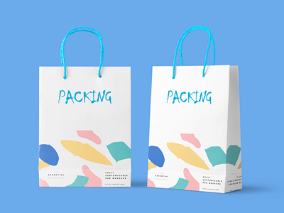 纸袋手提袋样机