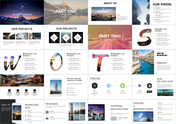 高级感国外欧美简约极简毕业答辩工作总结汇报素材ppt模版