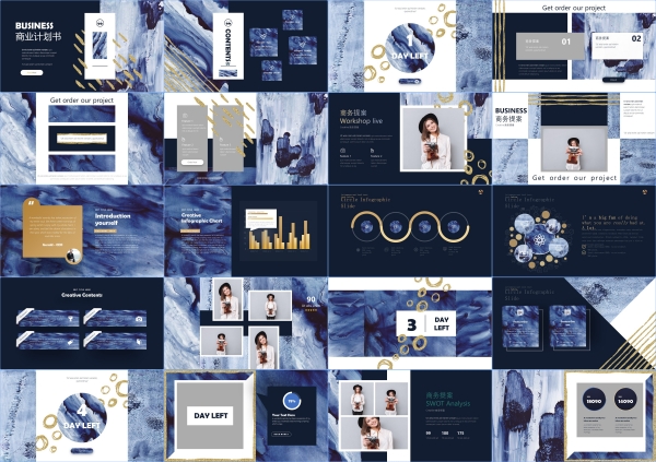 高级感国外欧美简约极简毕业答辩工作总结汇报素材ppt模版