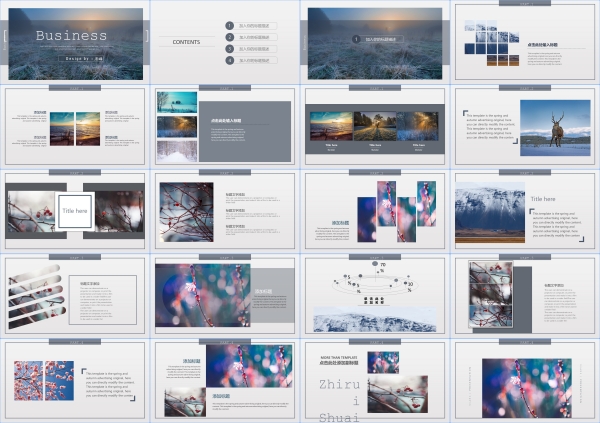 高级感国外欧美简约极简毕业答辩工作总结汇报素材ppt模版