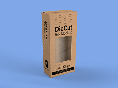 牛皮镂空产品盒样机