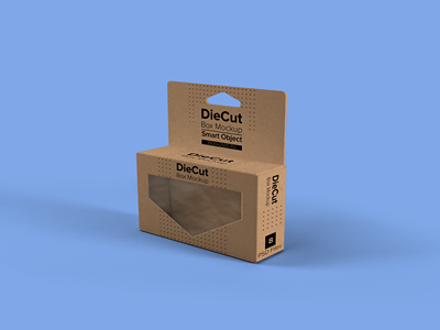 牛皮镂空产品盒样机