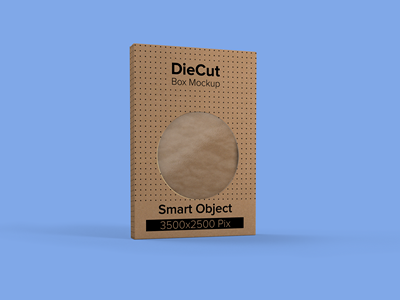 牛皮镂空产品盒样机