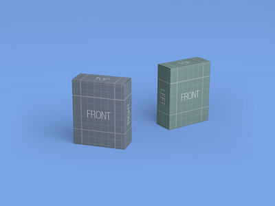 各种大小盒子样机