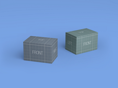 各种大小盒子样机