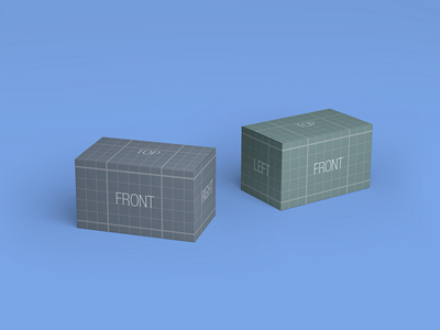 各种大小盒子样机