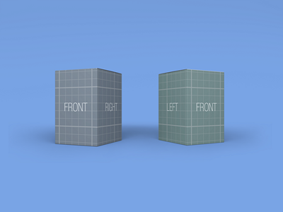 各种大小盒子样机