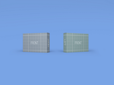 各种大小盒子样机