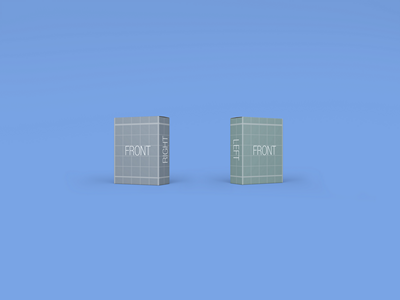 各种大小盒子样机