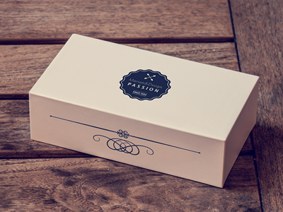 复古优雅盒子样机